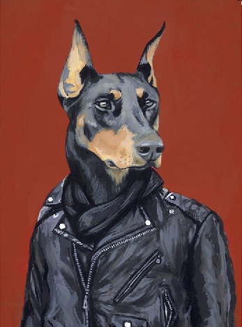 SVEN -8.5 x 11 -Matte Print - From Painting by Heather Mattoon