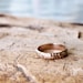14K Yellow Gold Fill Ring Band - Floral- Your Size