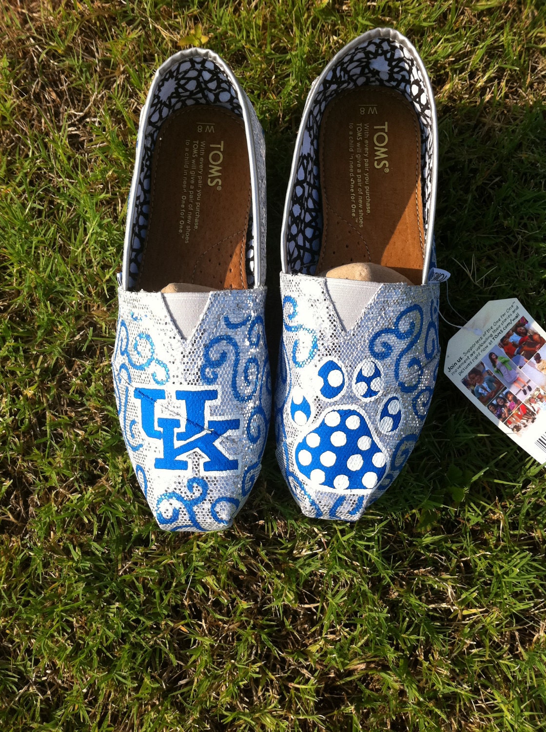 Custom Glitter TOMS Shoes