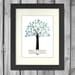 Printable Baby Shower Fingerprint Tree