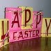 HAPPY EASTER Blocks - Great Spring/Easter Decoration - SALE