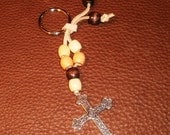 Buffy the Vampire Slayer Metal Cross Keychain