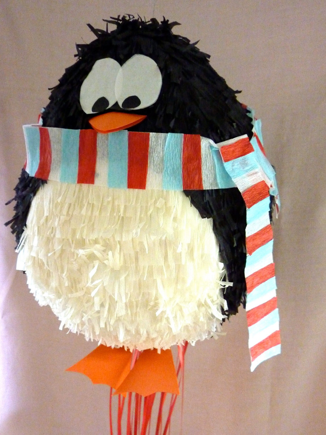 Pinata: Penguin with scarf