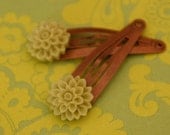 Mint Mum Barrettes -- Rose Gold Tone