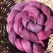 Crocus-Naturally dyed Merino top for spinning or felting 4 oz