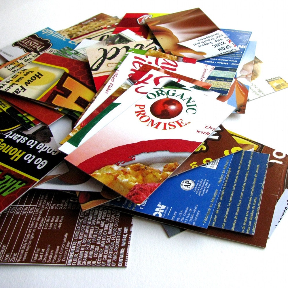 100 Blank Business Cards Recycled Cardboard - DIY