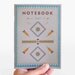 Notebook TEXT grey -  tribal edition - NAV5003