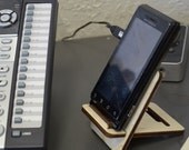 Smart Phone Desk Stand, Natural Renewable Wood