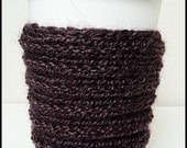 Eco Deep Brown ALPACA CUP COZIES, Set of 2, Free Shipping