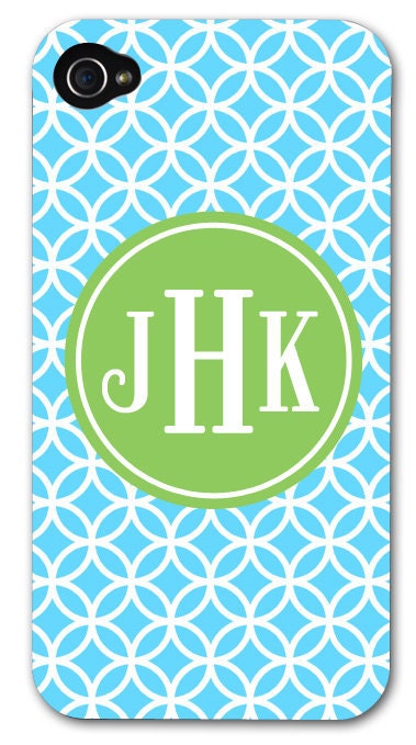 iPhone 5 and 4/4s Tough Case - Monogram iPhone Tough Case - Personalized iPhone Tough Case