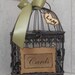 Wedding Card Box Birdcage / Rustic Romantic Birdcage Wedding Card Holder / Gift Table Cardholder