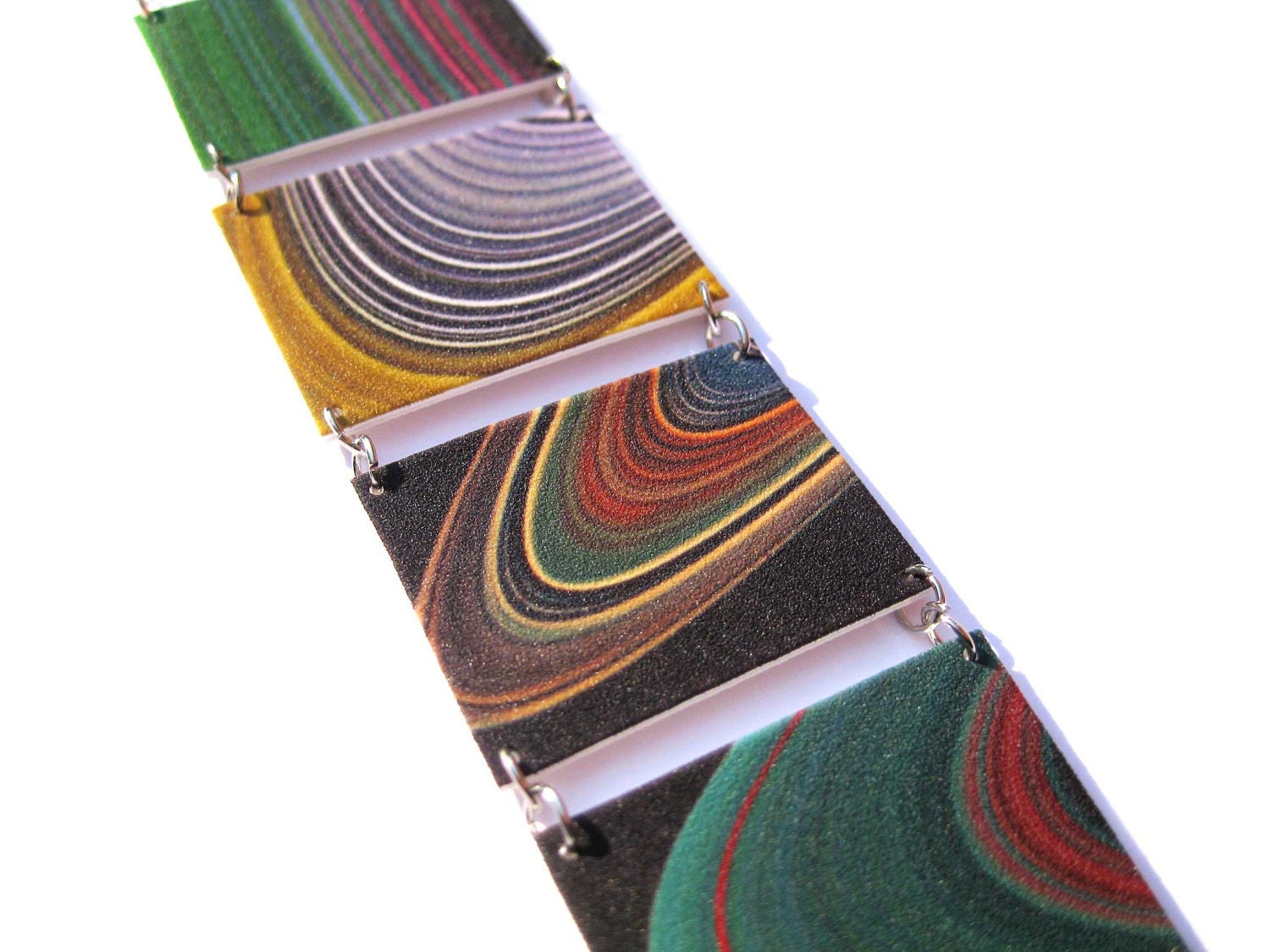 Saturn's rings hanging necklace