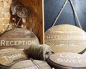 Custom Wedding Decoration Package Vintage Signage with Table Numbers