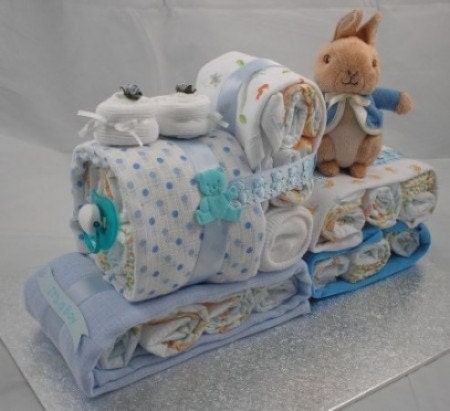 Diaper Train Cake