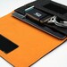 iPad Sleeve / iPad Case / iPad Cover / iPad Organizer - Dark Gray & Mustard - Weird.Old.Snail
