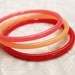 Set of three cotton candy bangles