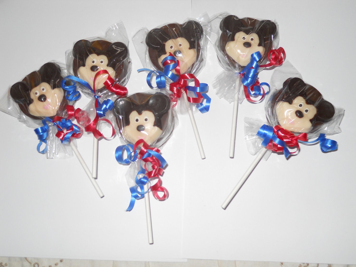 12 Disney Mickey Mouse Oreo Cookie Pops Gourmet Chocolate Lollipops Sucker Birthday gift Party Favor Kids