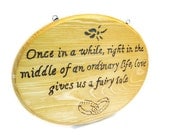 Wedding Gift, Sentimental quote on Love and Marriage.  Ready to hang, wood art.