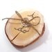 RUSTIC ring bearer pillow