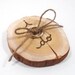 RUSTIC ring bearer pillow