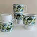 RESERVED Vintage Mugs Japanese Umbrella Stacking Mugs