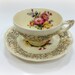 Crown Ducal Florentine Cups and Saucers Floral