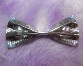 Chrome Duct Tape Hair Bow