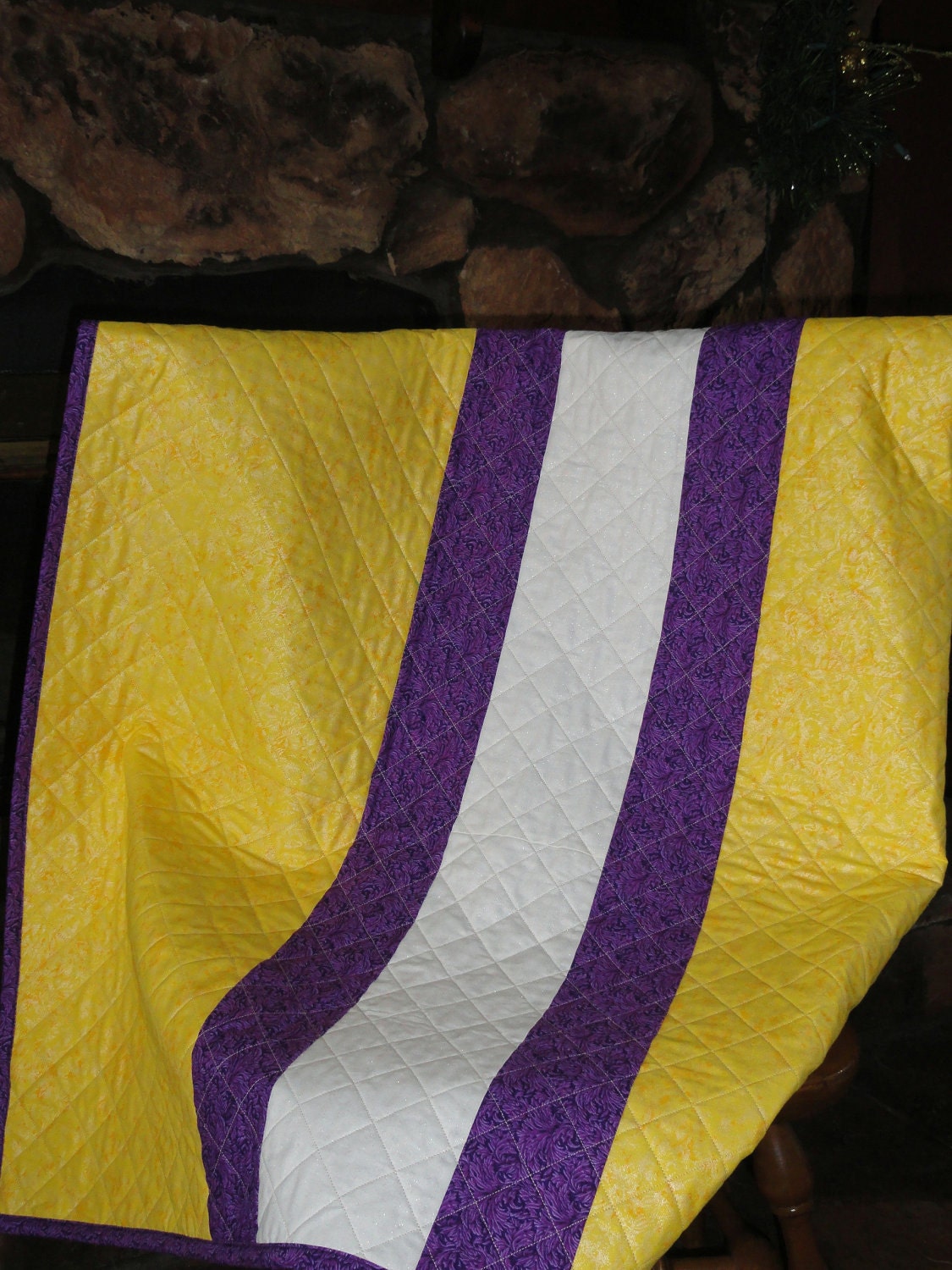 Stripes of Pride Purple and Gold