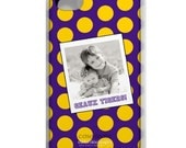 LSU Geaux Tigers Personalized Photo iPhone Case, Cover, Shell