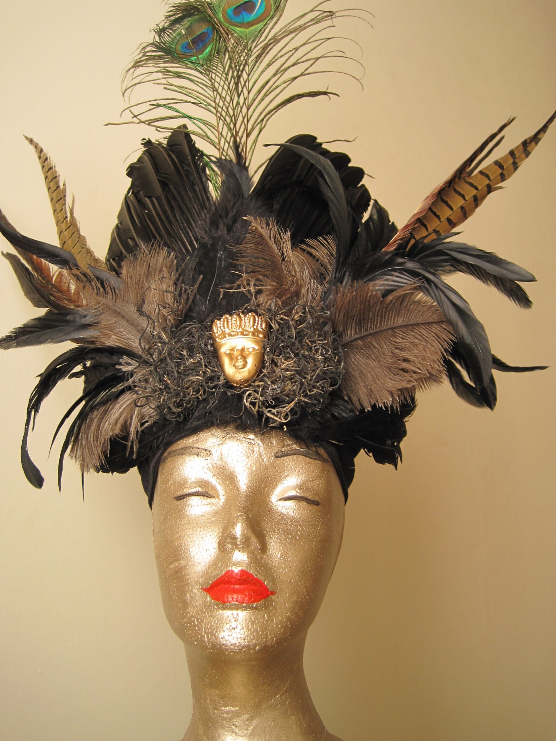 Zulu Warrior Feathered Headdress