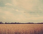 Wheat Field Beauty Farm Grassland Grass Crops Harvest Art Print Photo - 8 x 10