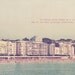 Beach Houses Photo Art Print Travel Ocean Sea Cove San Sebastian Spain Life (Version 2) - 8 x 12