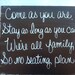 Black and White No Seating Plan Wedding Sign