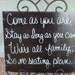 Black and White No Seating Plan Wedding Sign