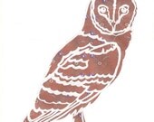 Barn Owl - PRINT from an Original Papercut