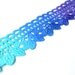 Lace Bracelet Ombre Jewelry Cuff - Aqua Blue Purple - Customizable Colors - Lace Fashion