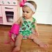 The Collyns Sunsuit -  Retro Knot Ruffled Sunsuit Romper for girls green pink Easter Spring Summer