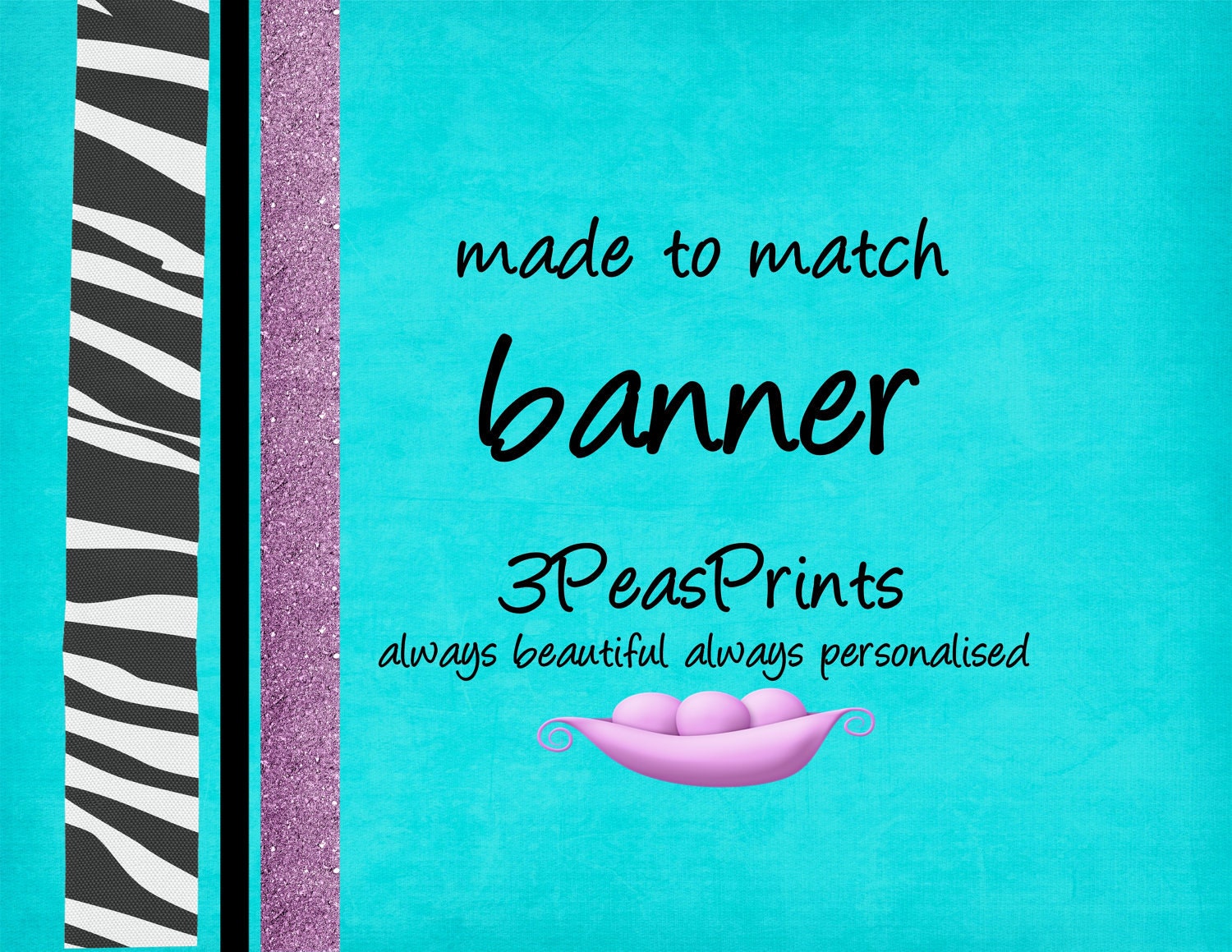 Happy Birthday Banner to Match any Invitation in My Shop Printable Custom Il_170x135