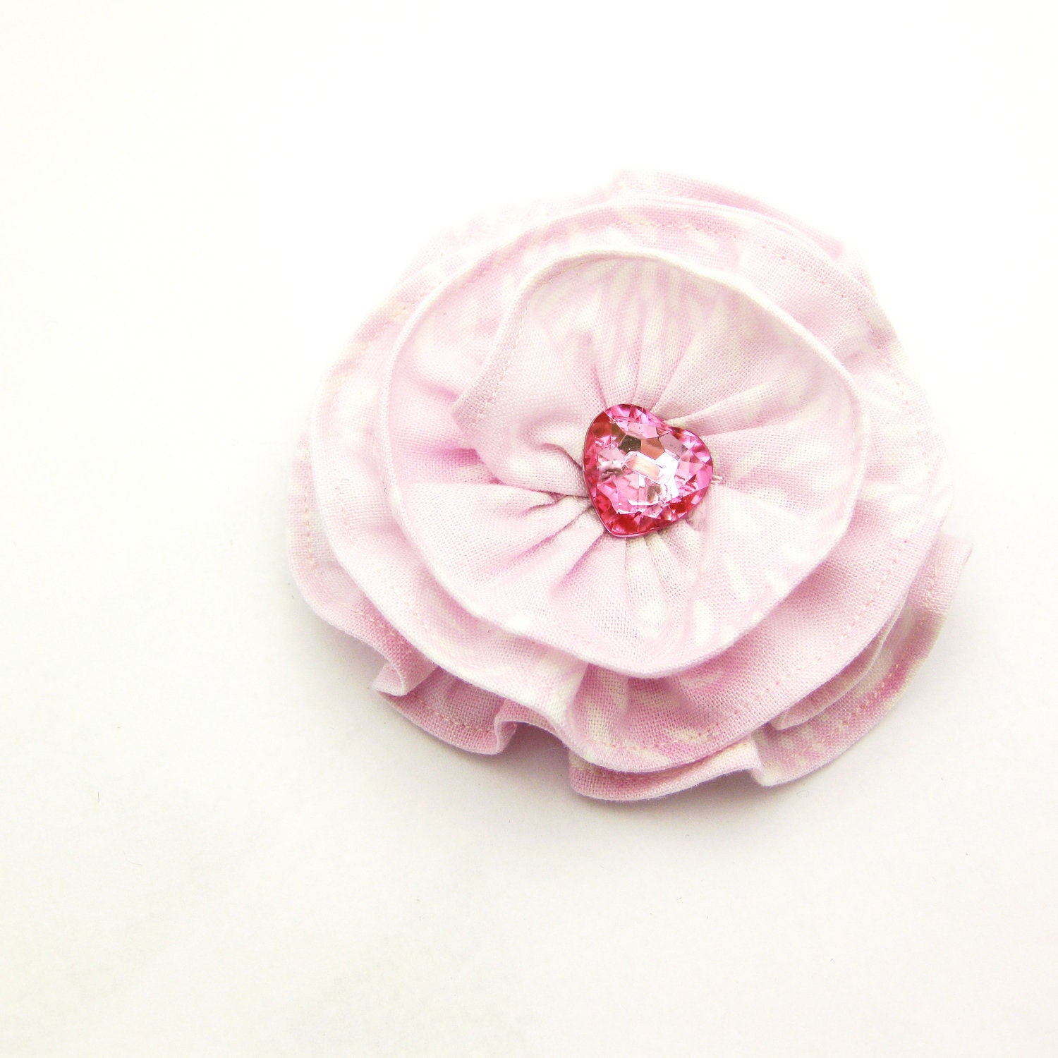 Girls Boutique  Hair Clip, Girls Hair Accessory, Pink Flower Hair Clip, Kids, Children, Toddler Hair Bow ,Nude Hue, Neutral