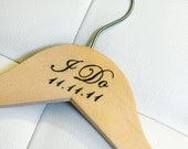 Personalized "I Do" Wedding Hanger