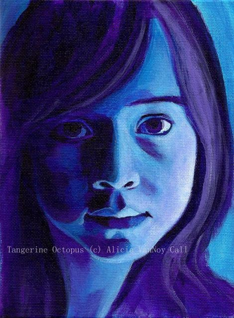 Colorful Fantasy Painting Mermaid Nymph Print 8x10 by Alicia VanNoy Call