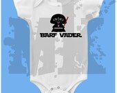 Star Wars BARF VADER Darth Vader funny onesie or shirt