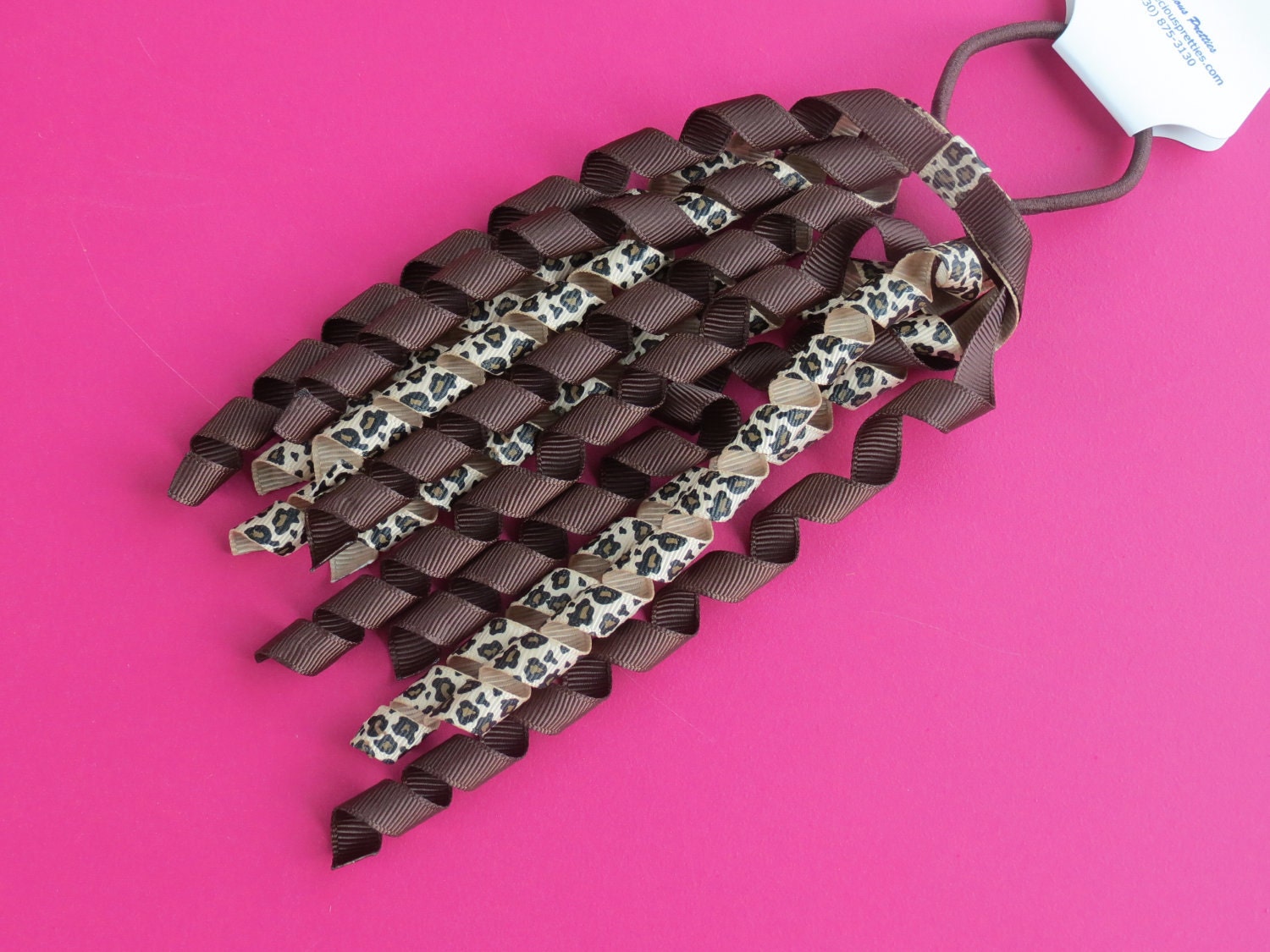 Ponytail Holder for Hair - Leopard