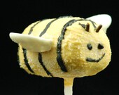 BEE CAKE POPS... Children Party Favors...Bridal Shower Favors...Birthday Parties...Wedding Favors...Office Treats