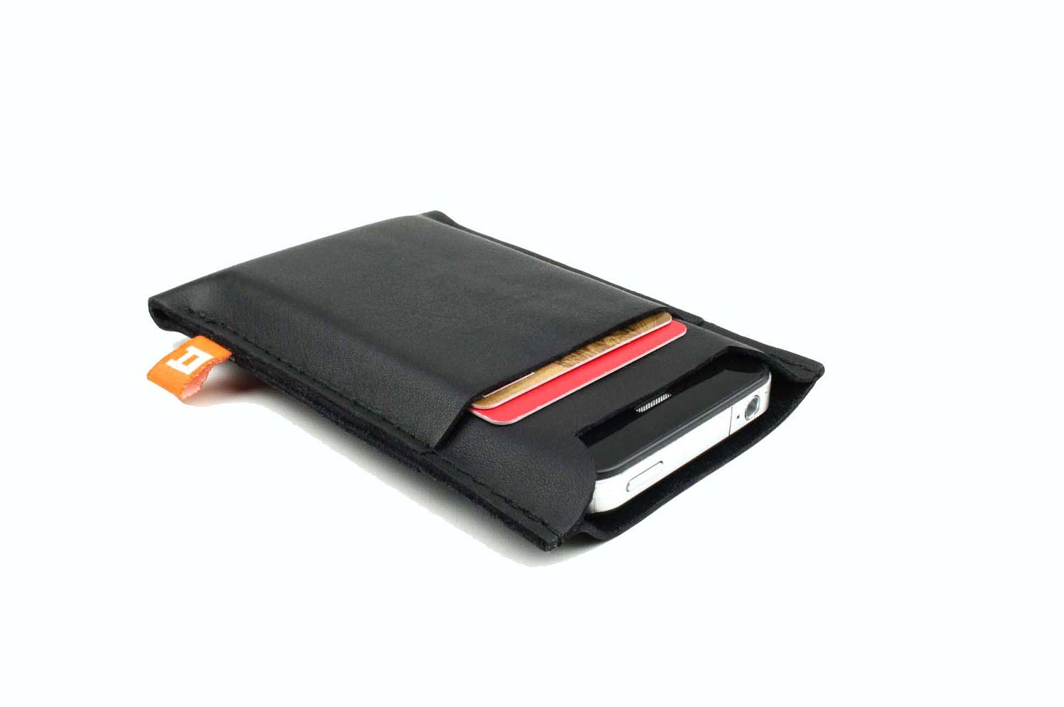 iPhone 4S  Case / Wallet (Marpole) -  Black Leather