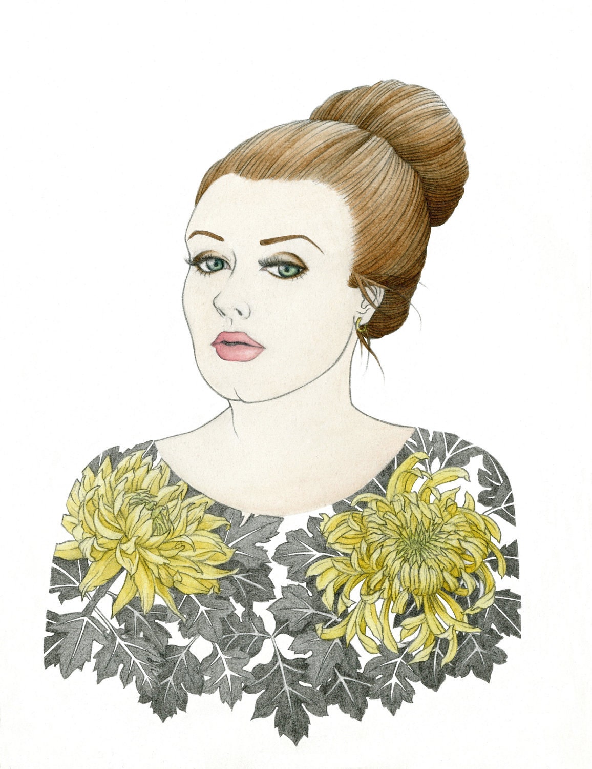 Adele portrait - 11 x 14" Fine Art print