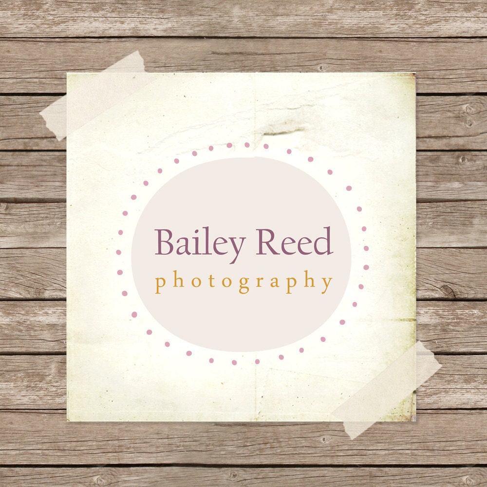Custom Premade Photography Logo and Watermark