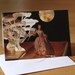 Blank Greeting Card of an original Book Sculpture