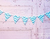 CHEVRON Garland.  Perfect PHOTO PROP, room decor, and party decor.  So many fun uses.  See pictures for more color options.