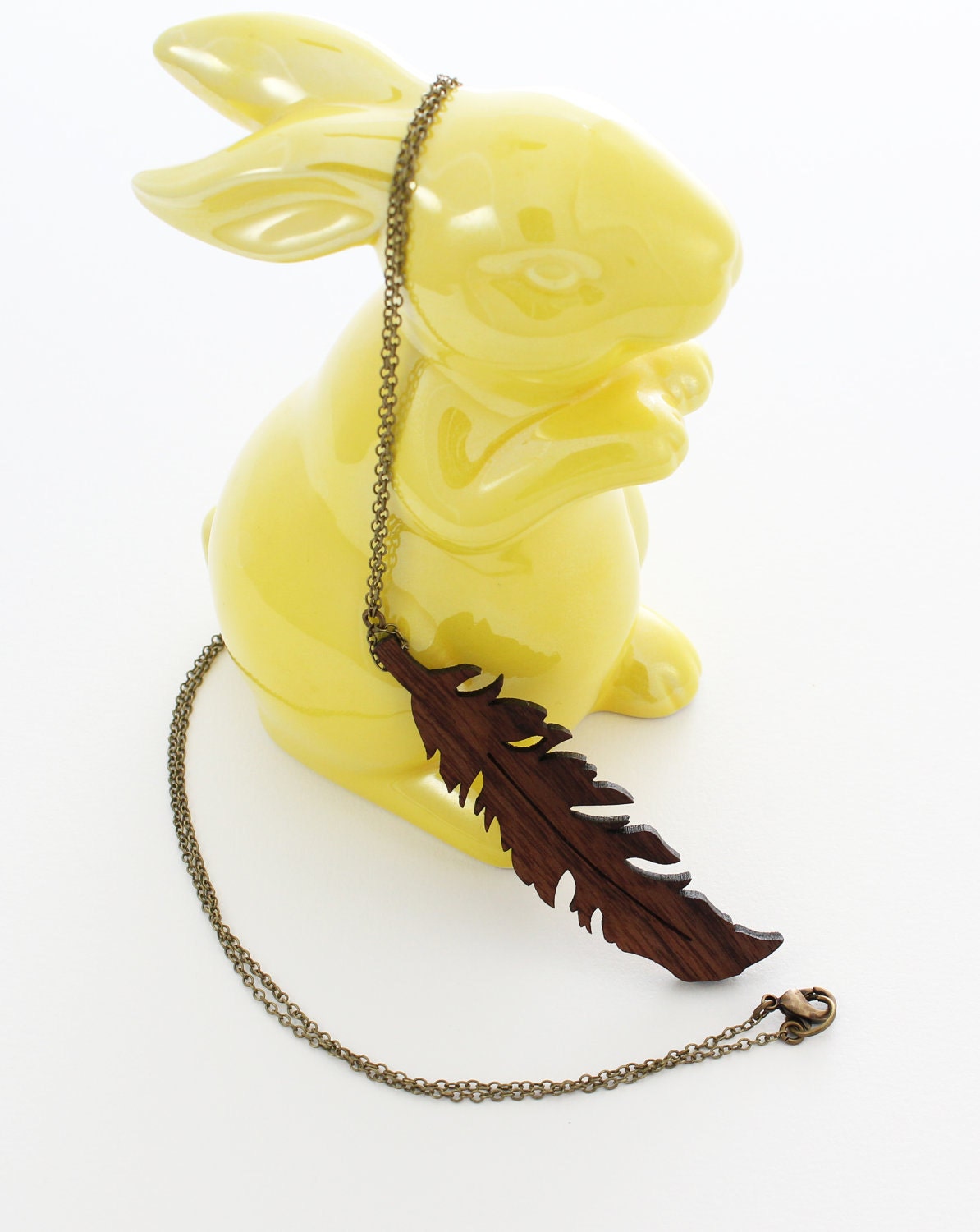 Feather Necklace - Laser Cut